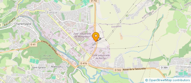 localisation de l'entreprise LESPACE PRO & COWORKING  ESTRABLIN