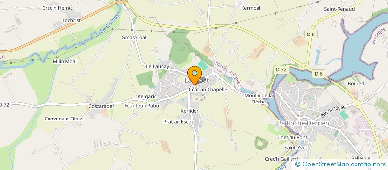 localisation de l'entreprise LESPADE  LANGOAT