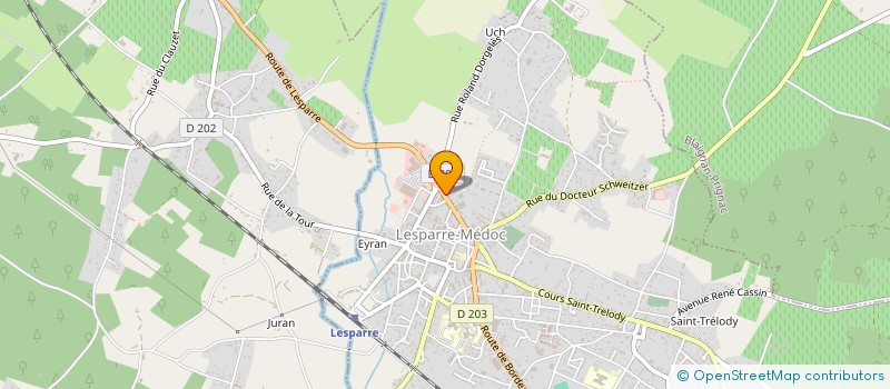 localisation de l'entreprise LESPARRE PATRIMOINE NOT  LESPARRE-MEDOC