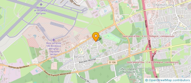 localisation de l'entreprise LESPASSIONNES DU 33 à MERIGNAC