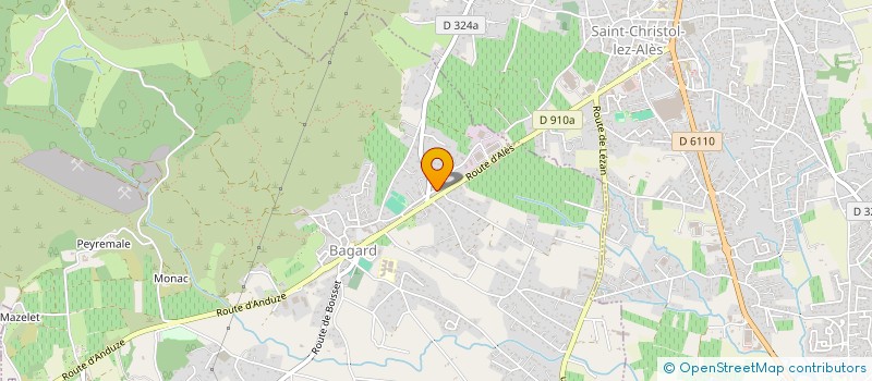 localisation de l'entreprise LESPIEYRE  BAGARD