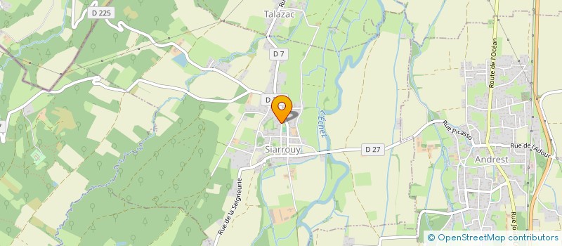 localisation de l'entreprise LESPINASSE  SIARROUY