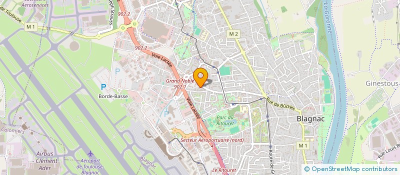 localisation de l'entreprise LESPINASSE COEUR DE VILLE à BLAGNAC
