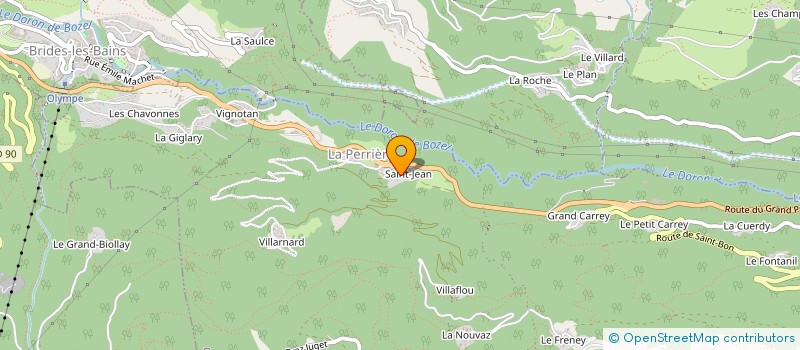 localisation de l'entreprise LESPINASSE-GAILLARD à COURCHEVEL