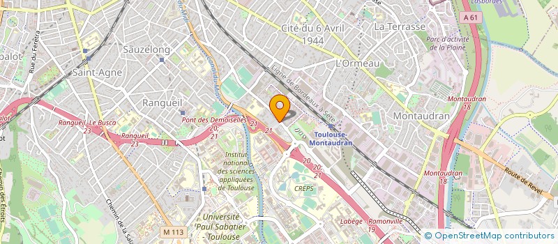 localisation de l'entreprise LESPINET ESPACE FRAIS à TOULOUSE