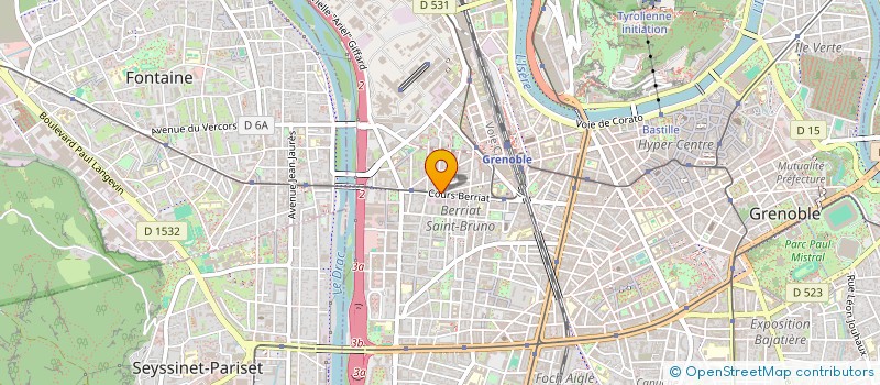 localisation de l'entreprise LESPORTUNI  GRENOBLE