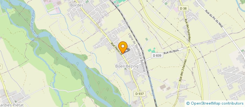 localisation de l'entreprise LESPRILLIER ET FILS  ASSAT