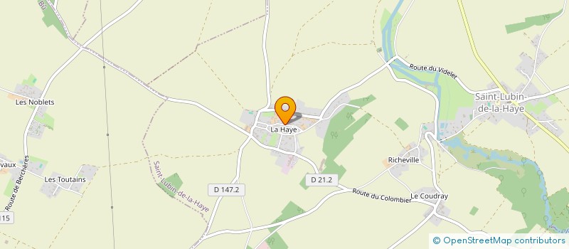 localisation de l'entreprise LESPRILLIER PERE ET FILLE à SAINT-LUBIN-DE-LA-HAYE