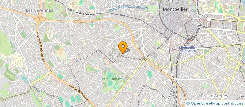 localisation de l'entreprise LESPRY FONDS DE DOTATION DES ECOLES CREATIVES  MONTPELLIER