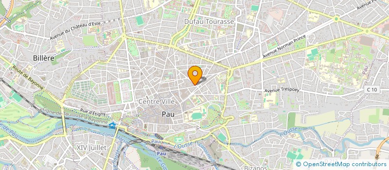 localisation de l'entreprise LESPY à PAU