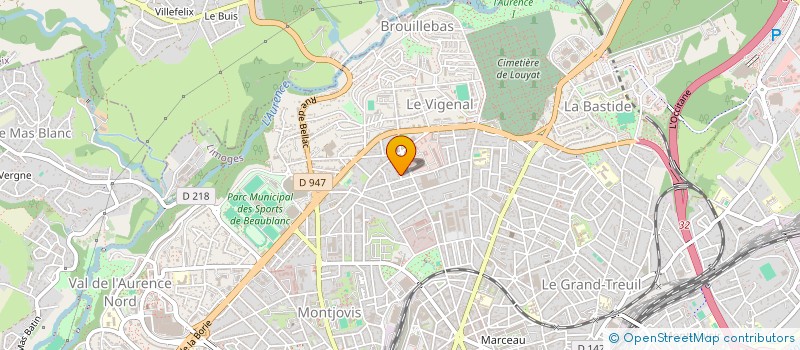 localisation de l'entreprise LESROYDELA4L à LIMOGES