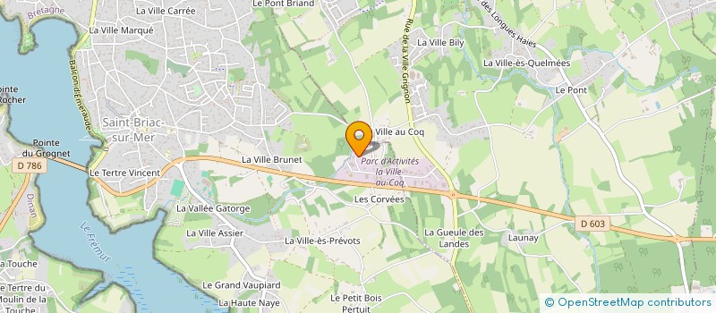 localisation de l'entreprise LESS à SAINT-BRIAC-SUR-MER
