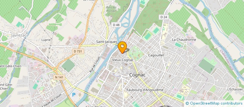 localisation de l'entreprise LESS IS MORE FACTORY à COGNAC