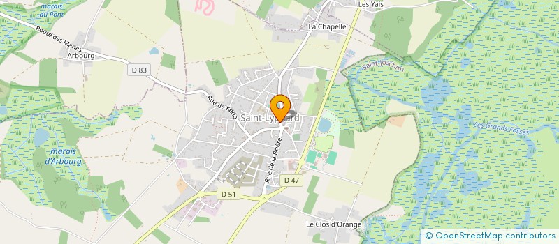 localisation de l'entreprise LESSARD à SAINT-LYPHARD