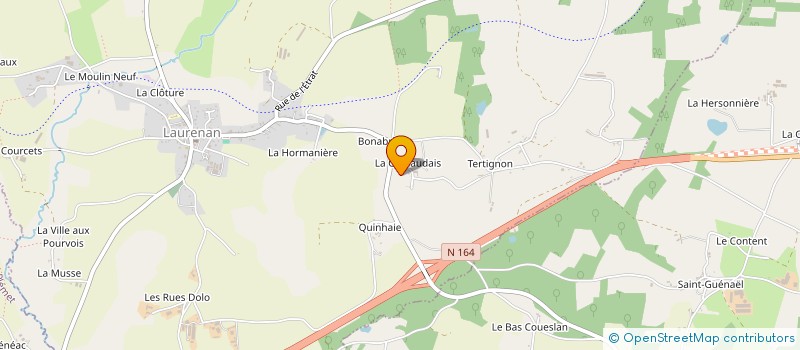 localisation de l'entreprise LESSARD & NAUD  LAURENAN