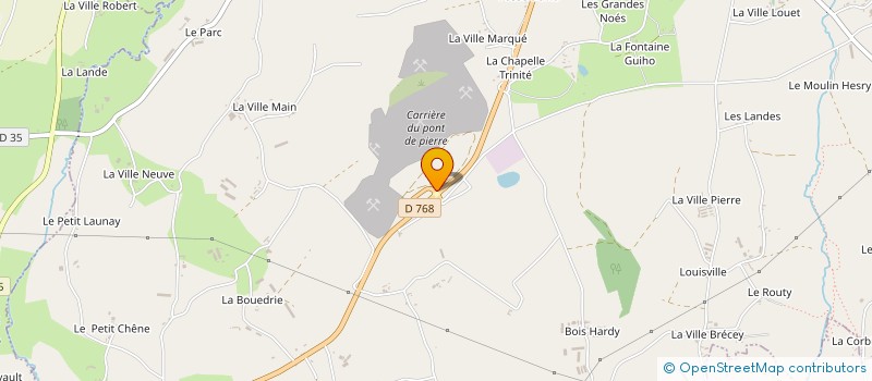 localisation de l'entreprise LESSARD T.P à BREHAND