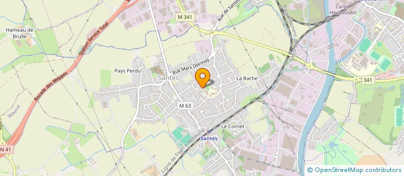 localisation de l'entreprise LESSART PATRIMOINE  SANTES