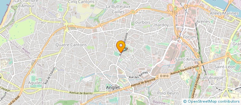 localisation de l'entreprise LESSEGUES à ANGLET