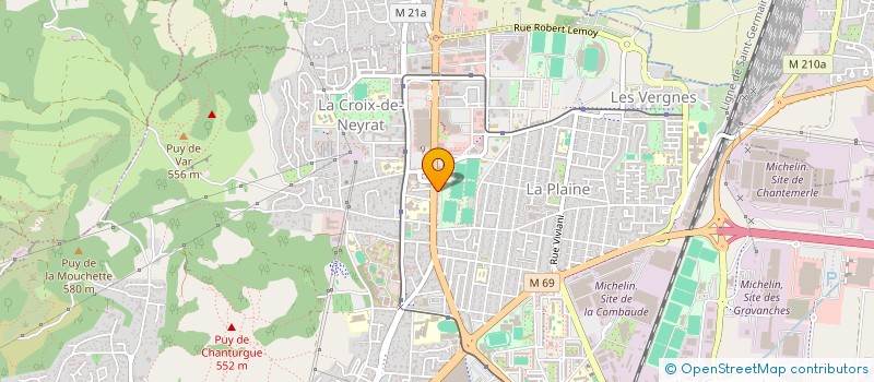 localisation de l'entreprise LESSEL SASU  CLERMONT-FERRAND