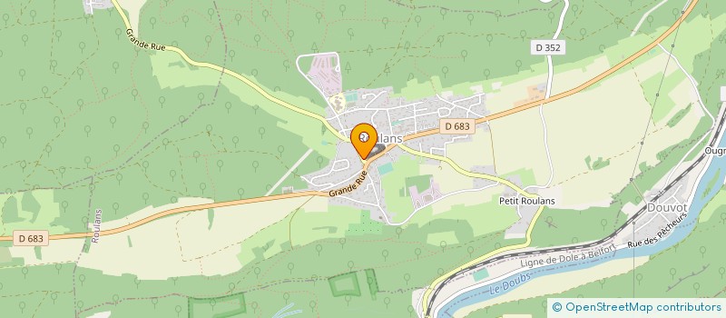localisation de l'entreprise LESSERTEUR à ROULANS
