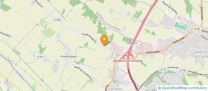 localisation de l'entreprise LESSI  GARIDECH