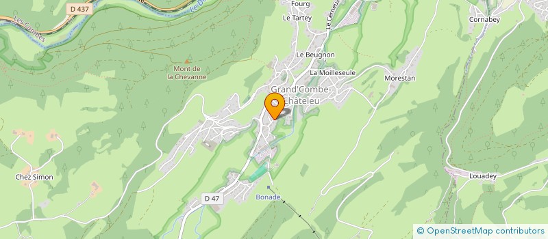 localisation de l'entreprise LESSIMMA  GRAND'COMBE-CHATELEU