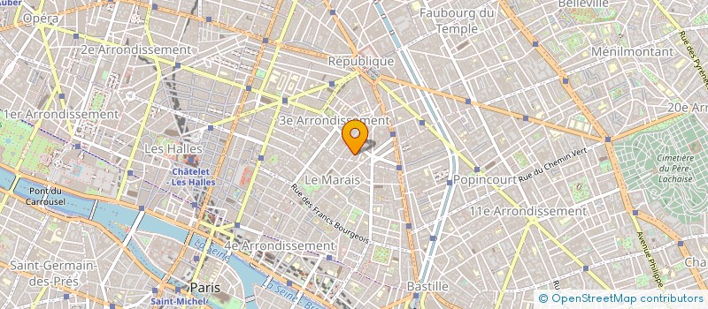localisation de l'entreprise LESSON à PARIS