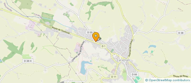 localisation de l'entreprise LESTAGE MENUISERIE à CARAMAN