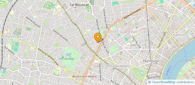 localisation de l'entreprise LESTAGE PATRIMOINE  LE BOUSCAT