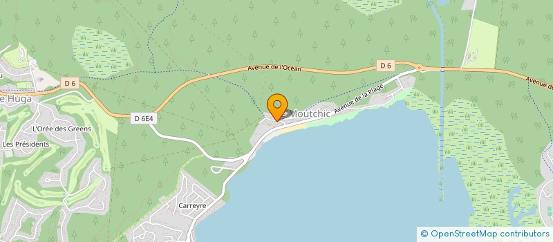 localisation de l'entreprise LESTANGS  LACANAU