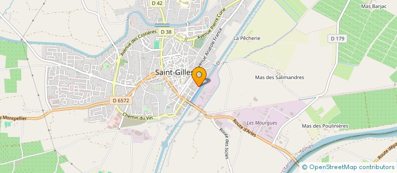 localisation de l'entreprise LESTEISS à SAINT-GILLES