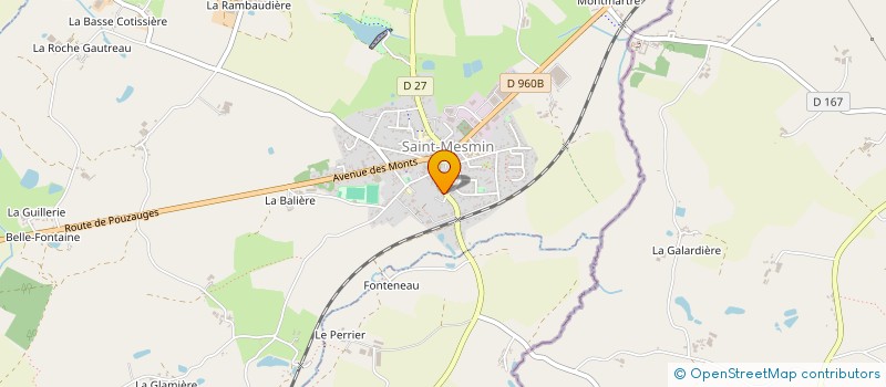 localisation de l'entreprise LESTEPHS  SAINT-MESMIN