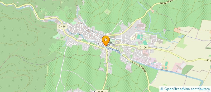 localisation de l'entreprise LESTER  RIBEAUVILLE