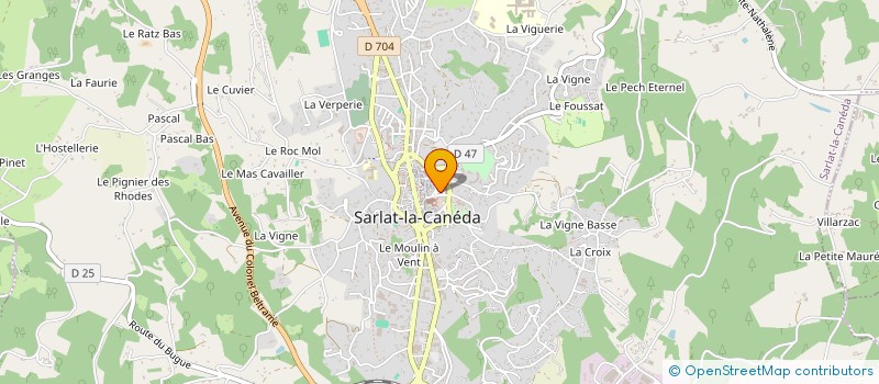 localisation de l'entreprise LESTEREL à SARLAT-LA-CANEDA