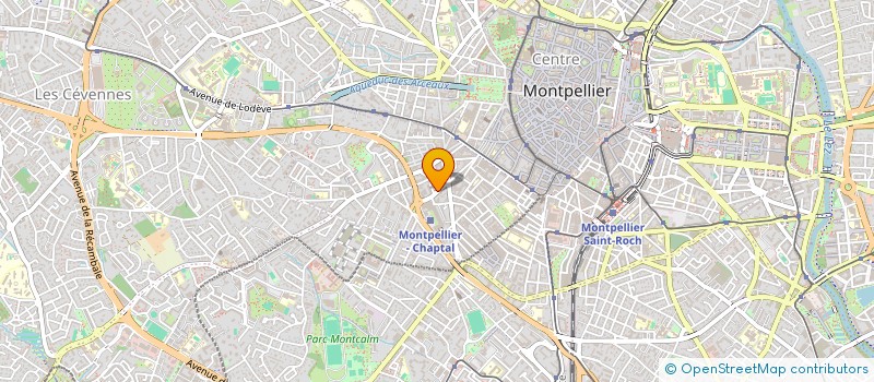 localisation de l'entreprise LESTERFILM à MONTPELLIER
