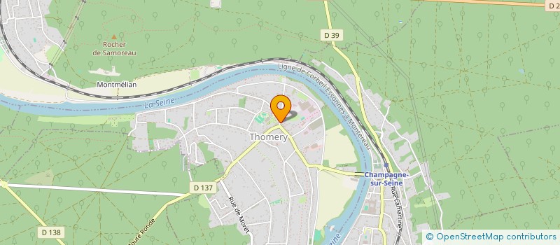 localisation de l'entreprise LESTEV  THOMERY