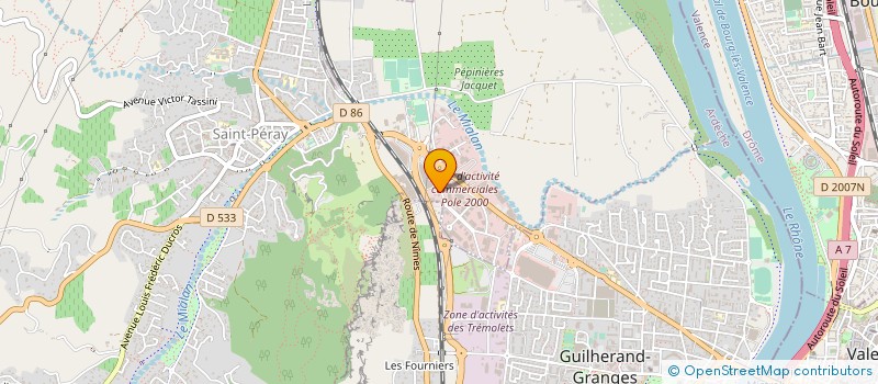localisation de l'entreprise LESTHER DISTRIBUTION à SAINT-PERAY