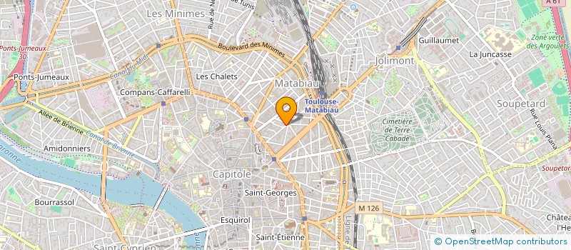 localisation de l'entreprise LESTHERMES D'OCCITANIE  TOULOUSE