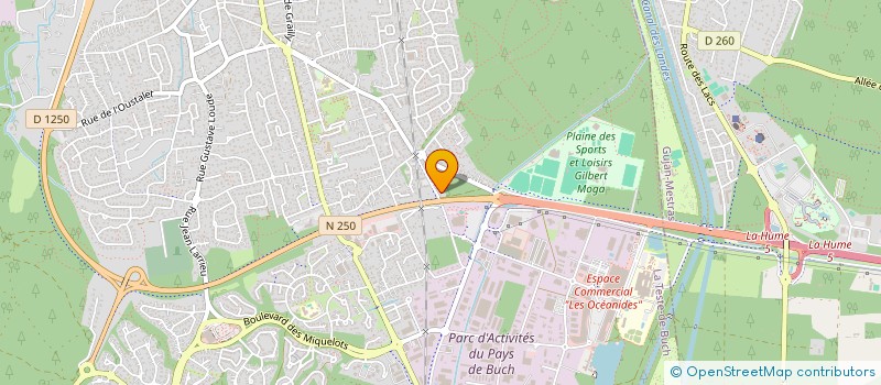 localisation de l'entreprise LESTHICAT à LA TESTE-DE-BUCH