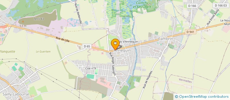 localisation de l'entreprise LESTIENNE BAT à ANNEQUIN