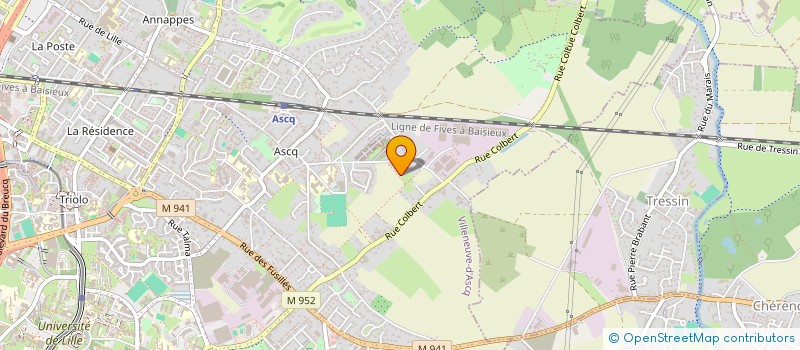 localisation de l'entreprise LESTIENNE-DELESALLE à VILLENEUVE-D'ASCQ