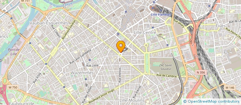 localisation de l'entreprise LESTIENNE IMMOBILIER à LILLE
