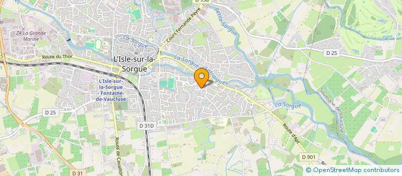 localisation de l'entreprise LESTINE  L'ISLE-SUR-LA-SORGUE