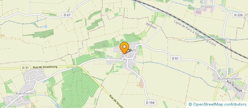 localisation de l'entreprise LESTINGI ET FILS à TRUCHTERSHEIM
