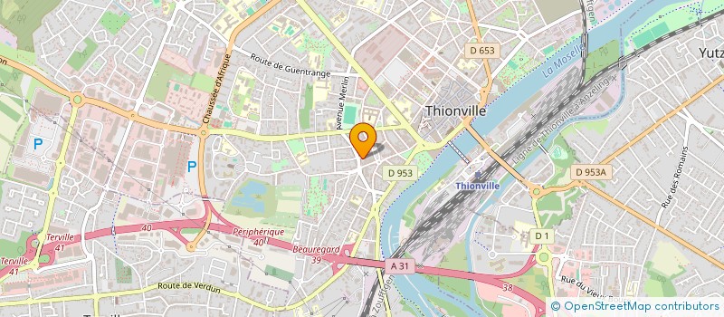 localisation de l'entreprise LESTIVE  THIONVILLE