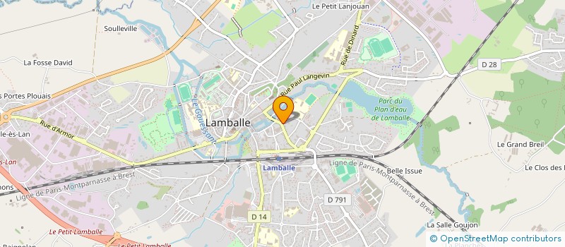 localisation de l'entreprise LESTOUX ET ASSOCIES à LAMBALLE-ARMOR