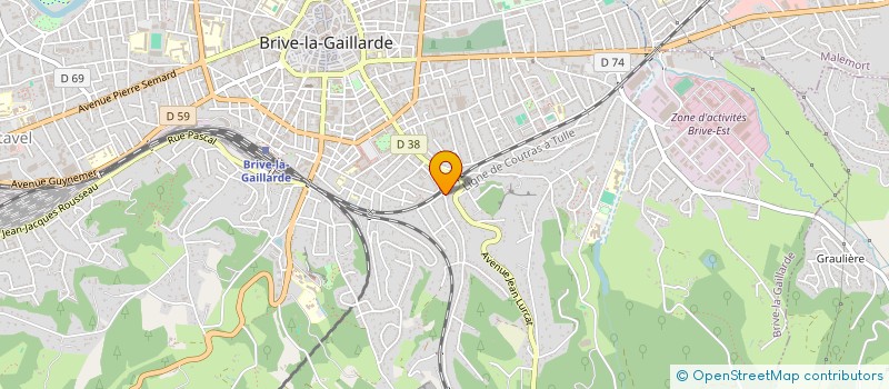 localisation de l'entreprise LESTRADE DELON CONSTRUCTION  NOAILHAC