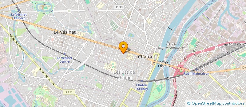 localisation de l'entreprise LESTRADE HOLDING  CHATOU