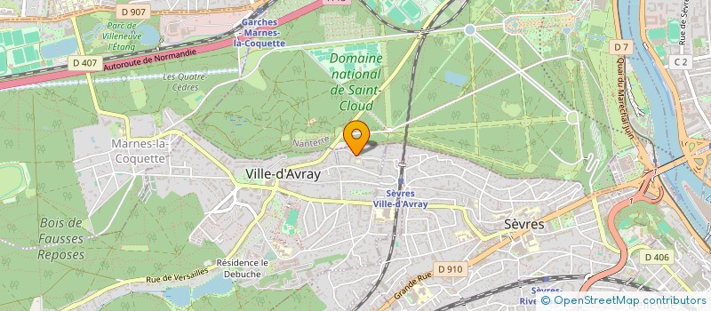 localisation de l'entreprise LESTRAL  VILLE-D'AVRAY