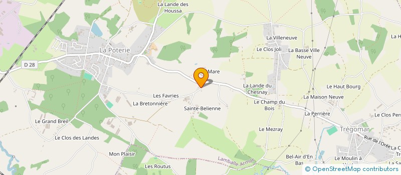 localisation de l'entreprise LESTRELIN AURELIE à LAMBALLE-ARMOR